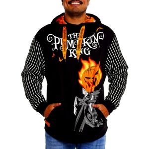 Loungefly x Nightmare Before Christmas Pumpkin King Unisex Hoodie (2XL)